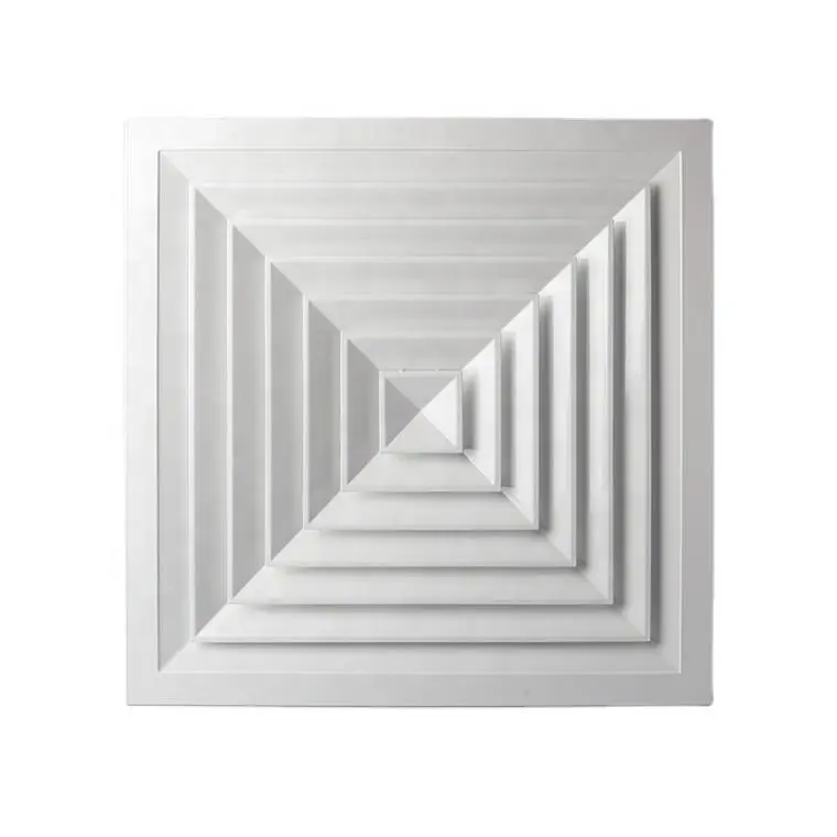 DIFFUSEUR CARRE ALUMINIUM 