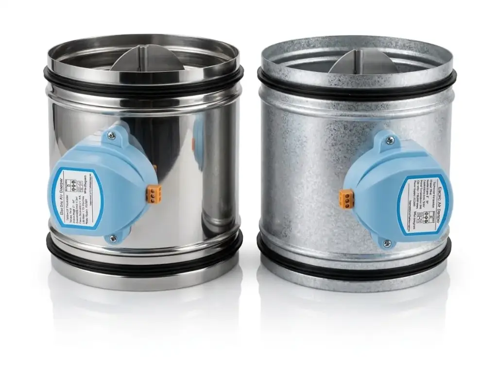 CLAPET MOTORISE INOX//GALVANISE